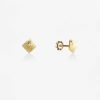 Clearance Pendientes Oro Ones 4Mm Con Diamantes 0,014Ct