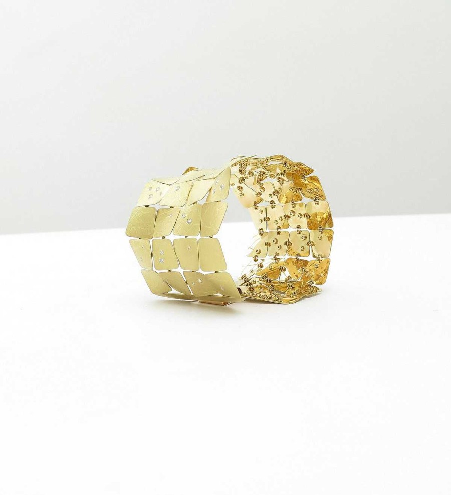 Wholesale Brazalete Oro Ones 19Cm Y 72 Diamantes 1,00Ct