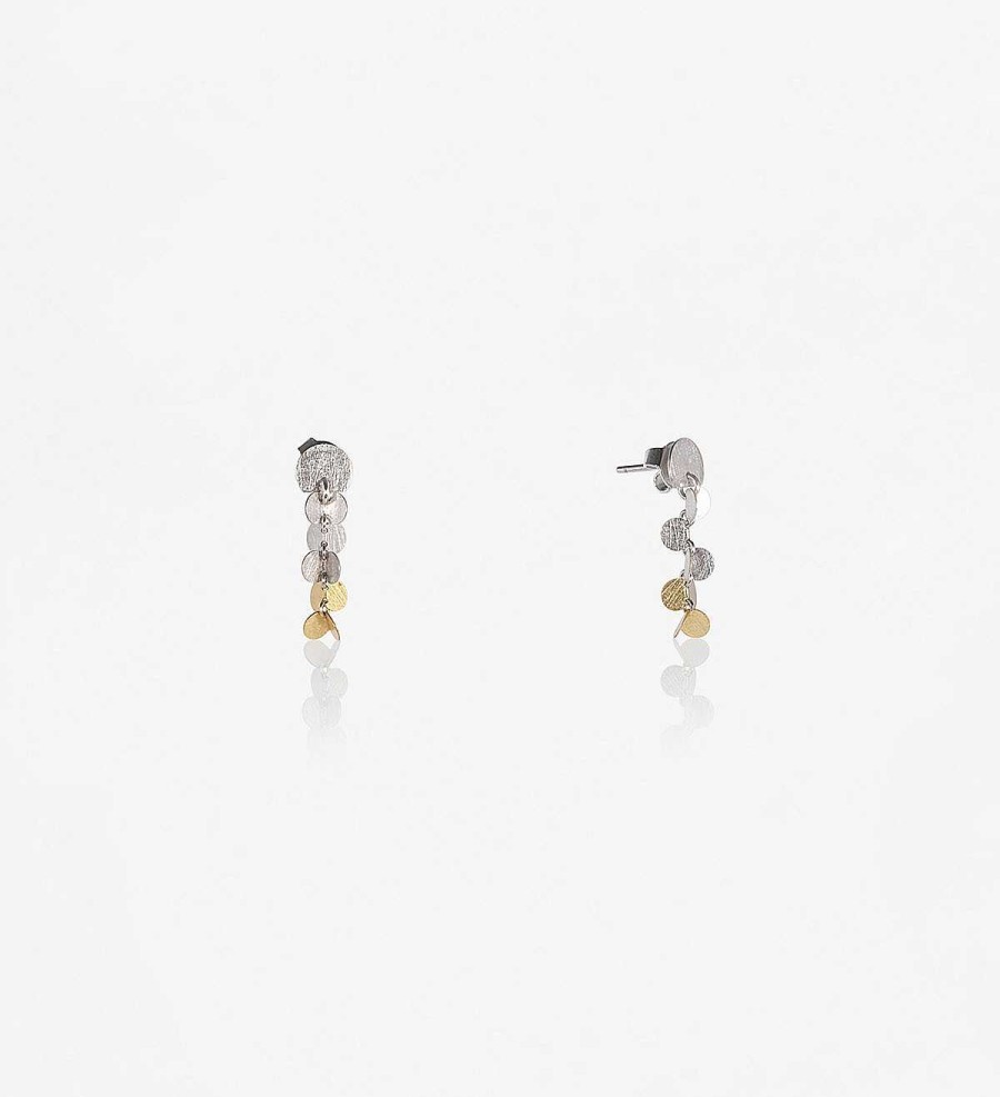 Online Pendientes Oro Y Plata Papallones 30Mm