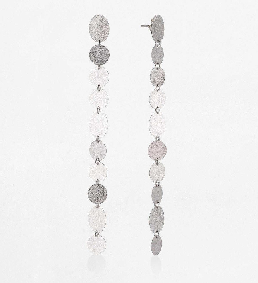 Clearance Pendientes Plata Party 115Mm