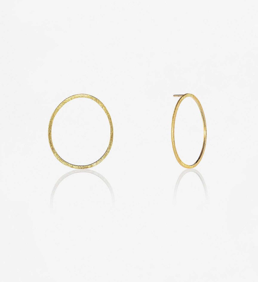 Clearance Pendientes Oro Fil Pla 29Mm