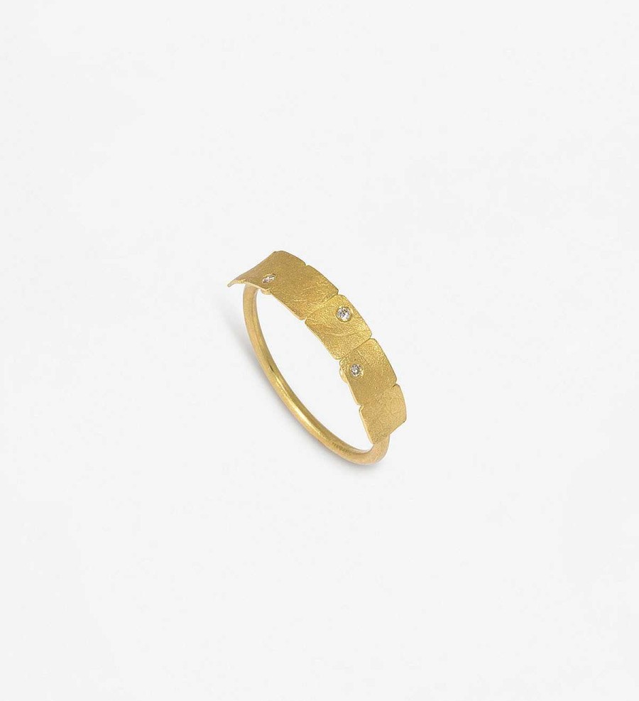 Hot Anillo Oro Ones 5Mm Con Diamantes 0,021Ct