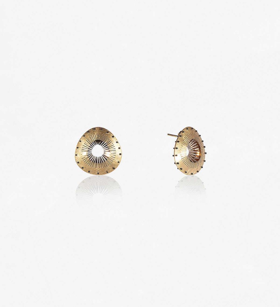 Clearance Pendientes Oro Tresor 25Mm