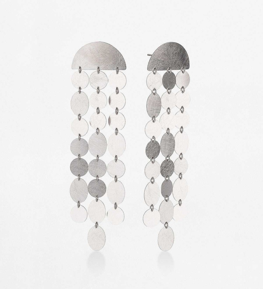 Hot Pendientes Plata Party 103Mm