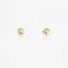 Best Pendientes Oro Fl 8Mm Y Diamantes 0,05Ct