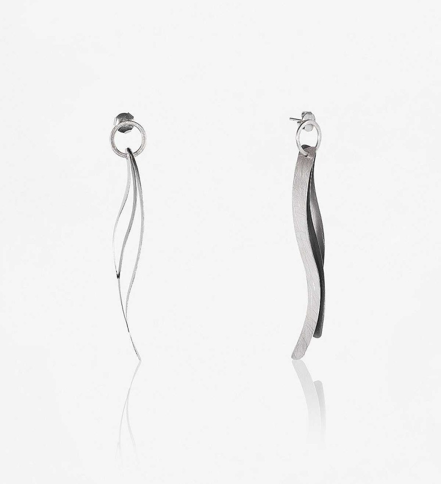 Online Pendientes Plata Posid Nia 80Mm