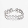 Clearance Pulsera Oro Blanco Con 38 Diamantes 0.95Ct