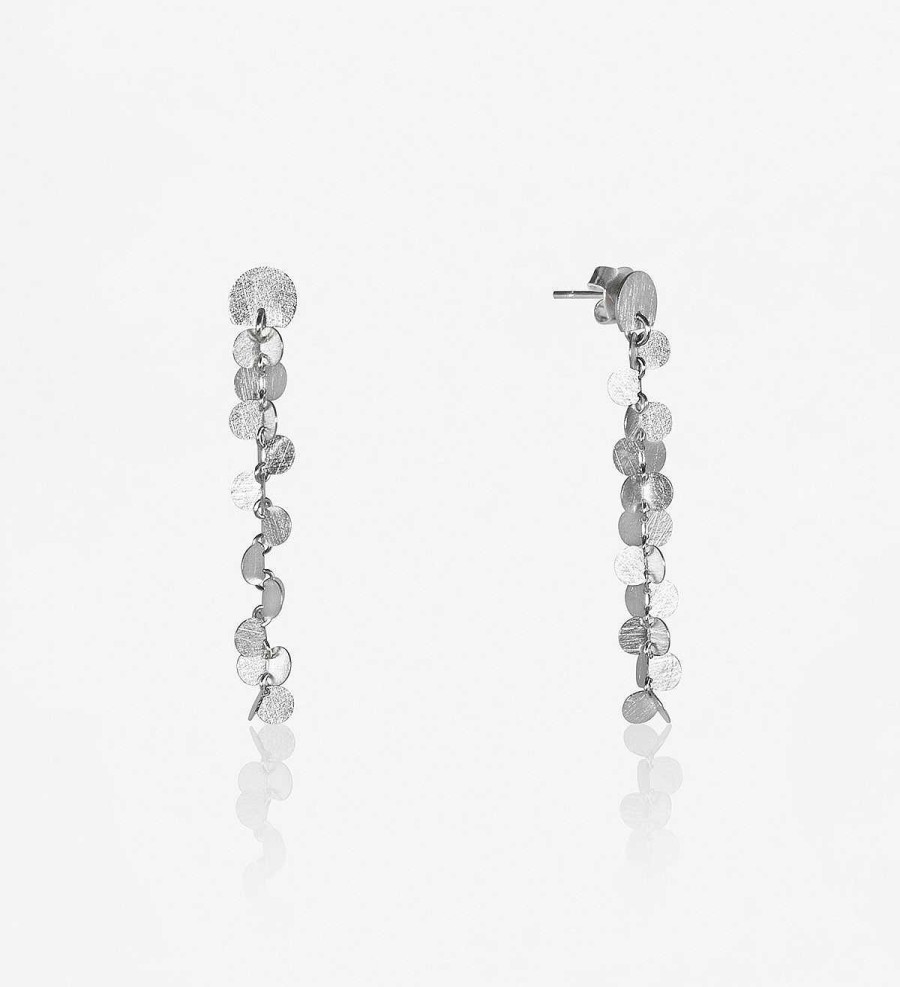 Online Pendientes Plata Papallones 50Mm