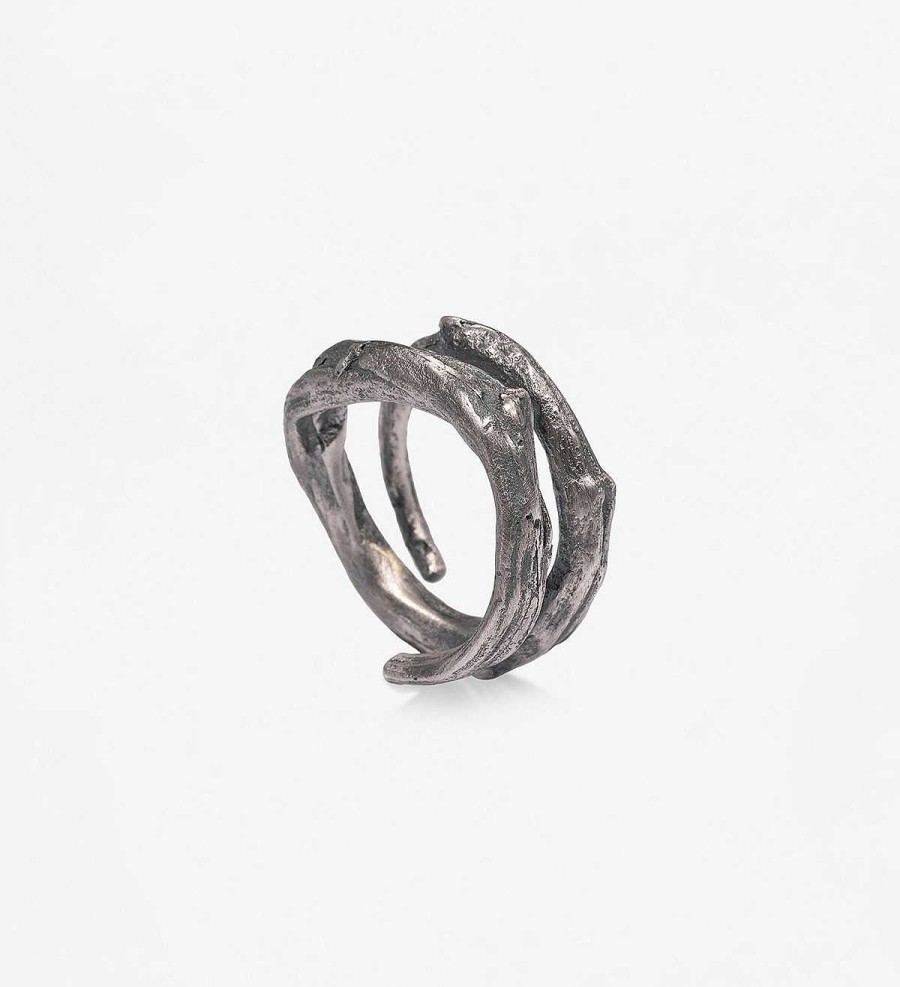 Online Anillo Plata Roman 2 Vueltas