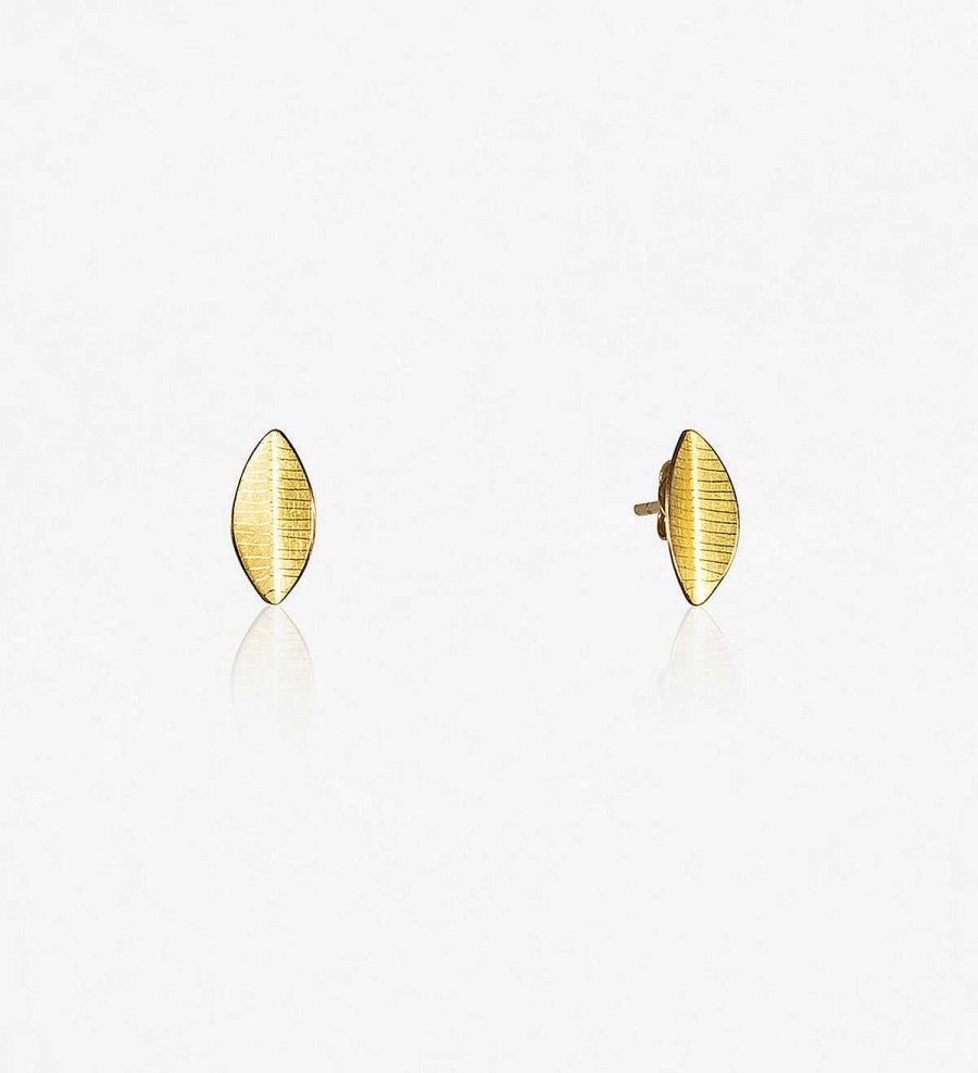 Clearance Pendientes Oro Baladre 14Mm