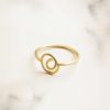 New Anillo Oro De 18Q Gargot 10Mm