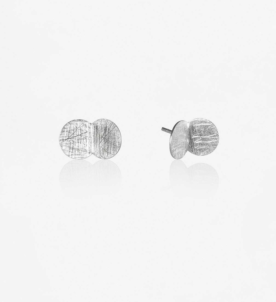 Clearance Pendientes Plata Papallones 15Mm