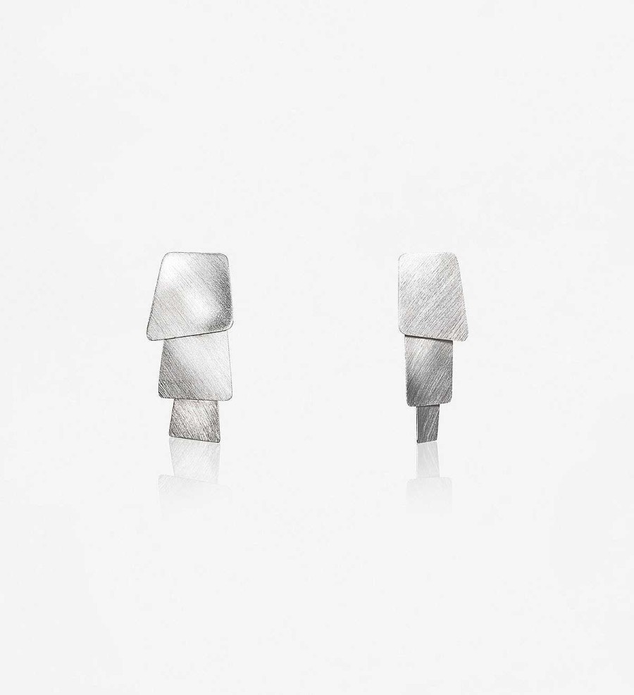 Hot Pendientes Plata Aire 3 Pzs 30Mm