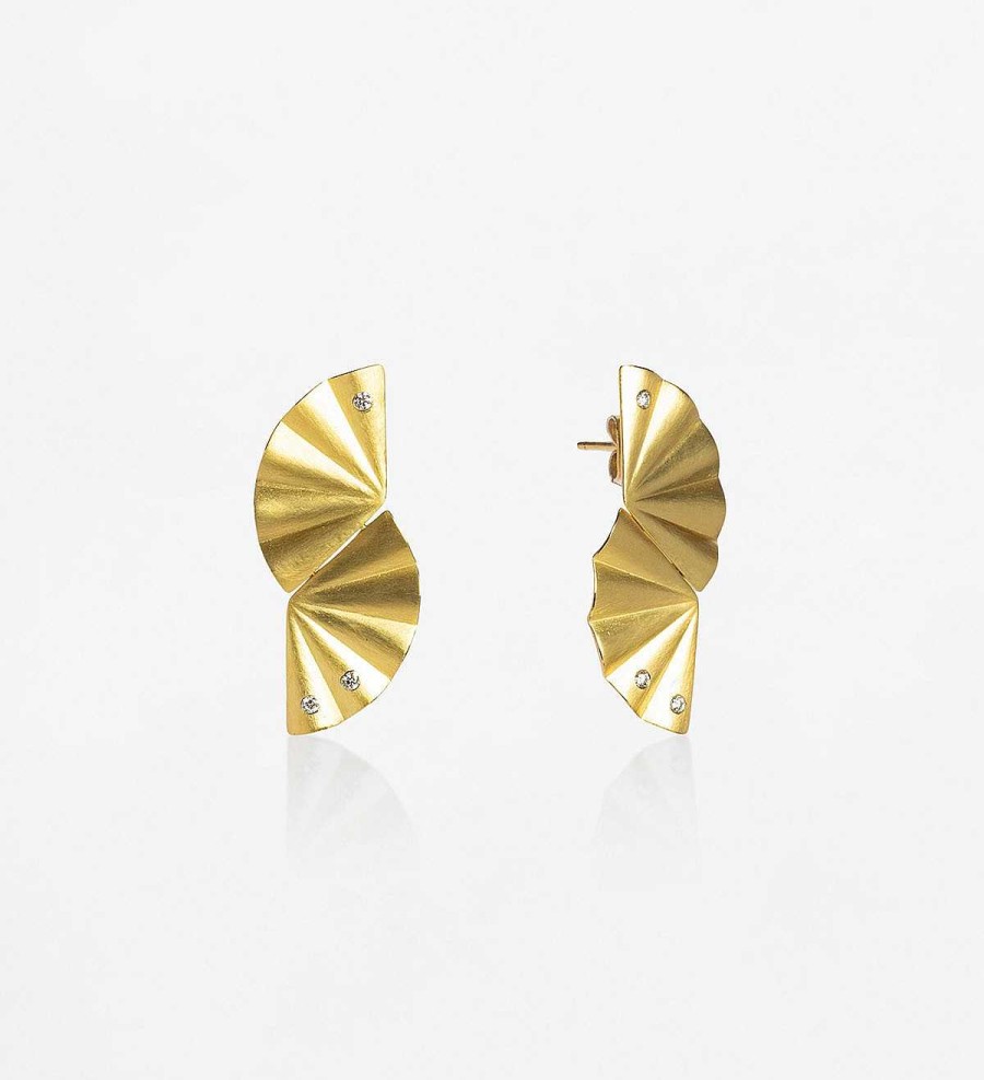 Wholesale Pendientes Oro Maiko Con Diamantes 0,09Ct