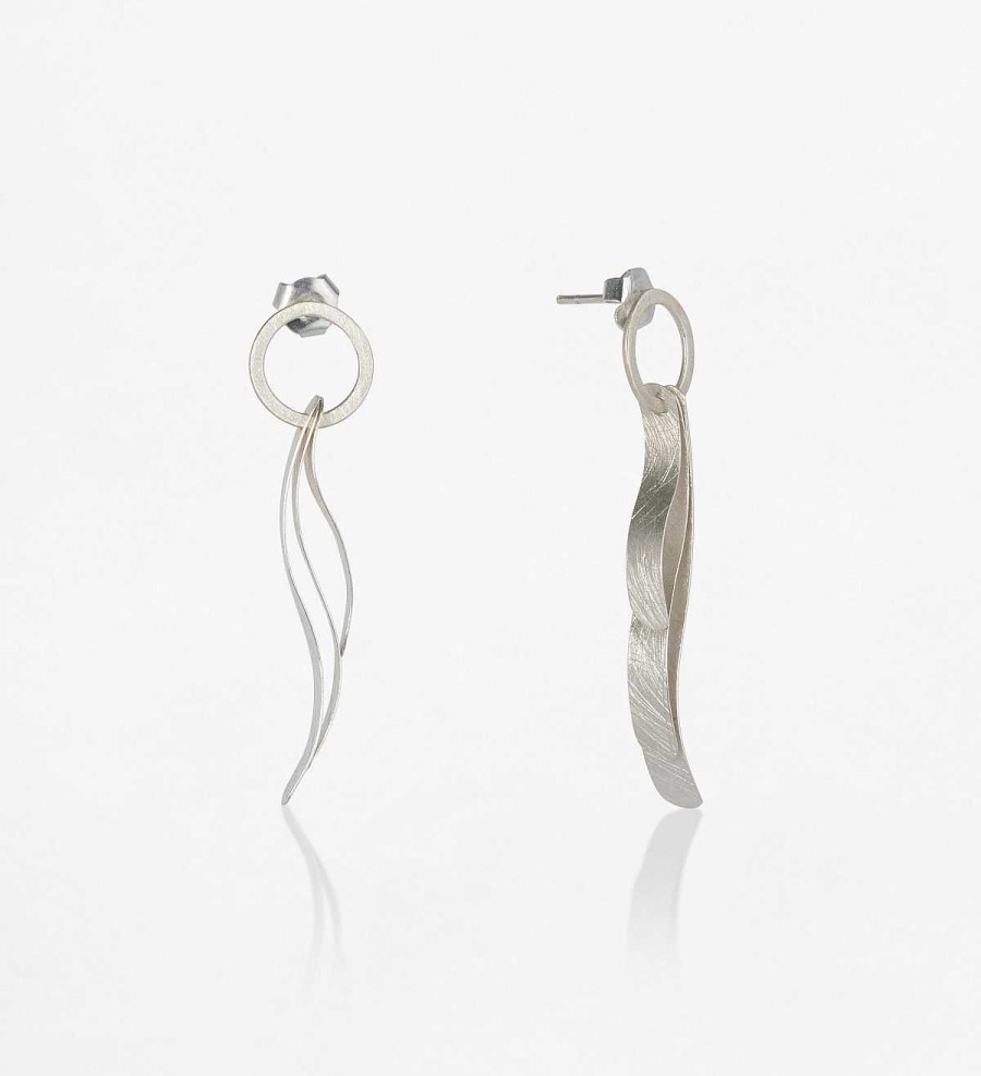 Online Pendientes Plata Posid Nia 50Mm