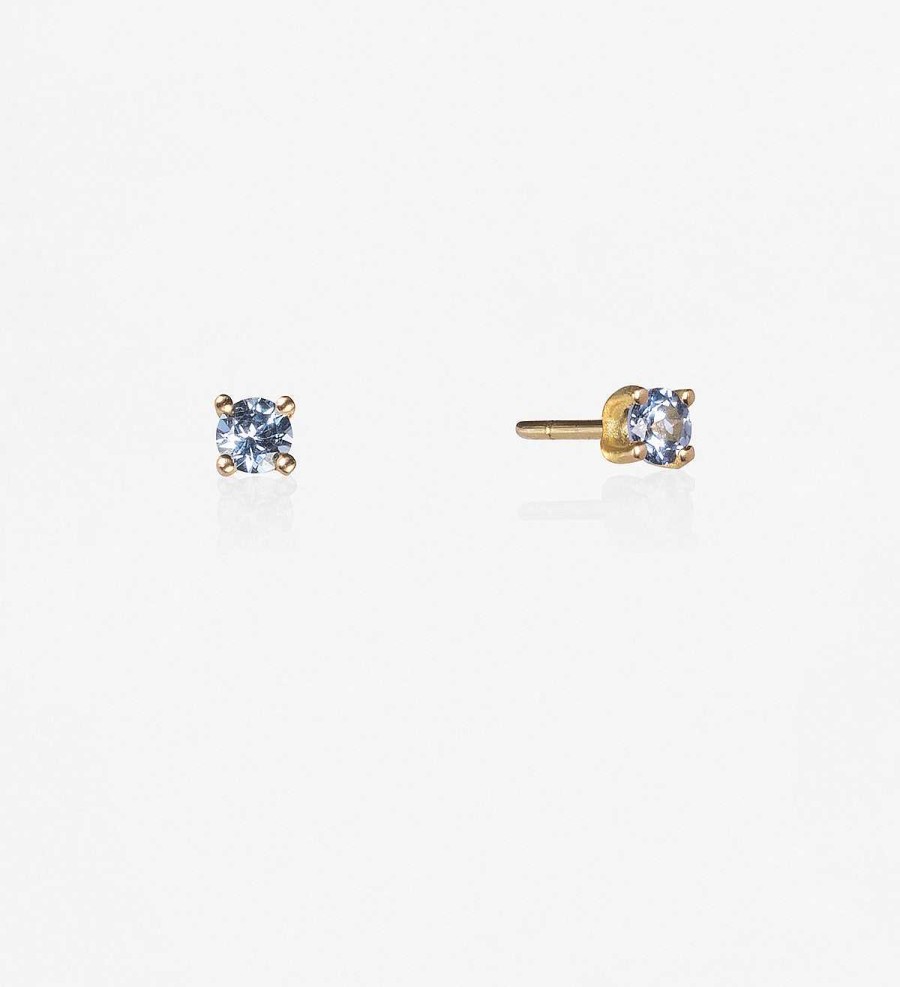 Best Pendientes Oro Con Zafiros Azul Wennick-Lef Vre 0,42Ct