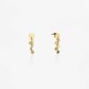 Clearance Pendientes Oro Papallones 30Mm