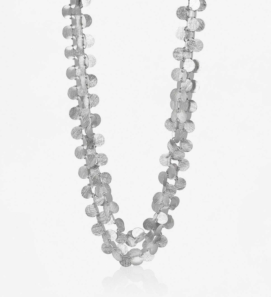 Wholesale Collar Plata Papallones 45-80Cm