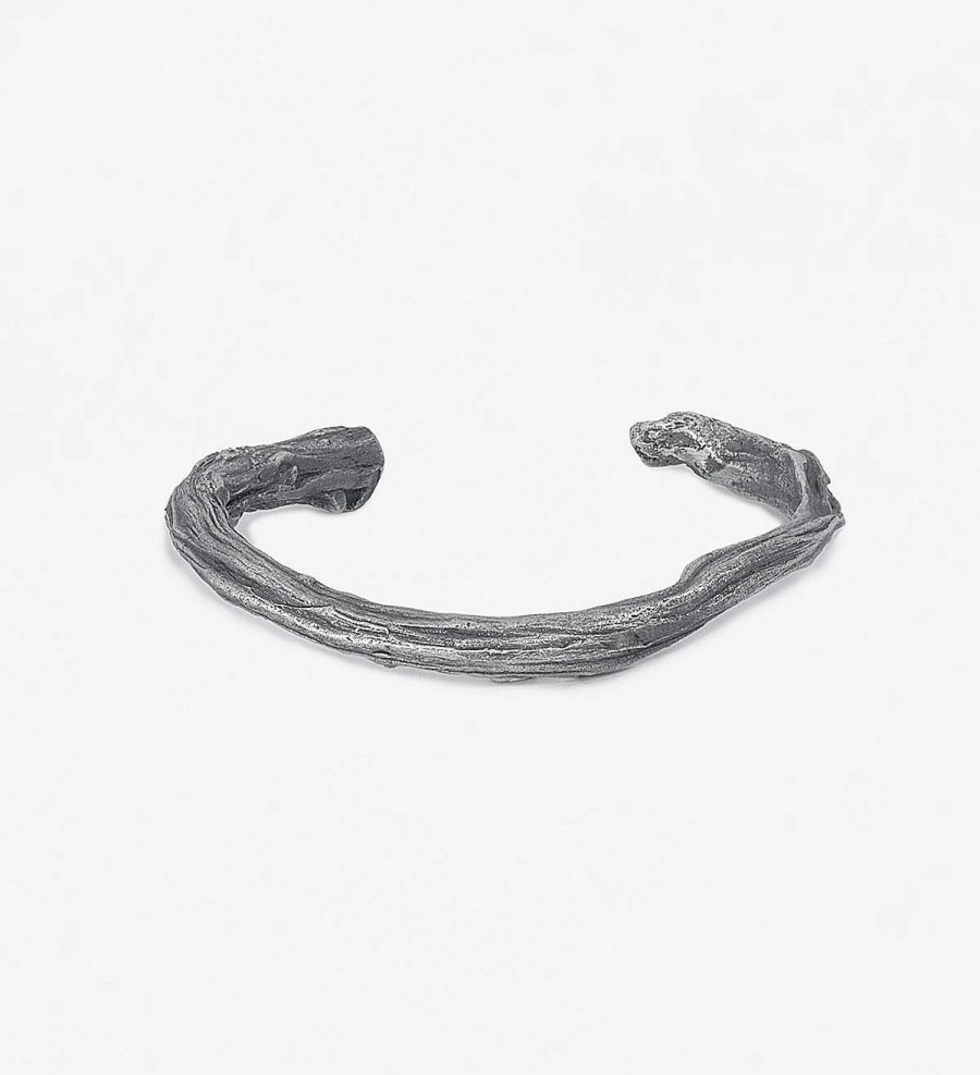 Best Brazalete Plata Roman Abierto Grueso