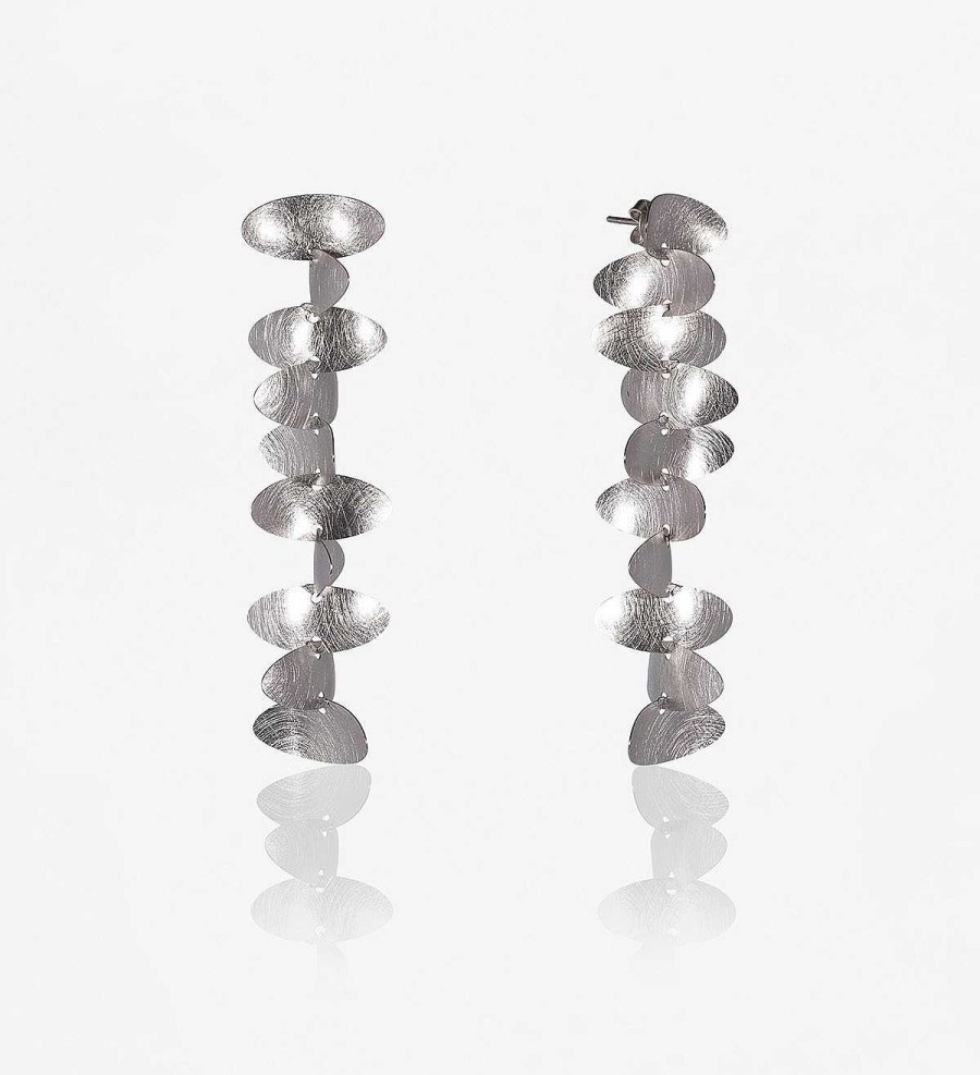 Hot Pendientes Plata Samoa 80Mm