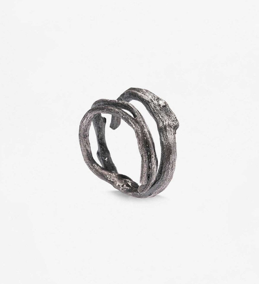 Clearance Anillo Plata Roman 3 Vueltas