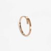 Hot Anillo Oro Rosa Feel 3 Brillantes 0.021Ct